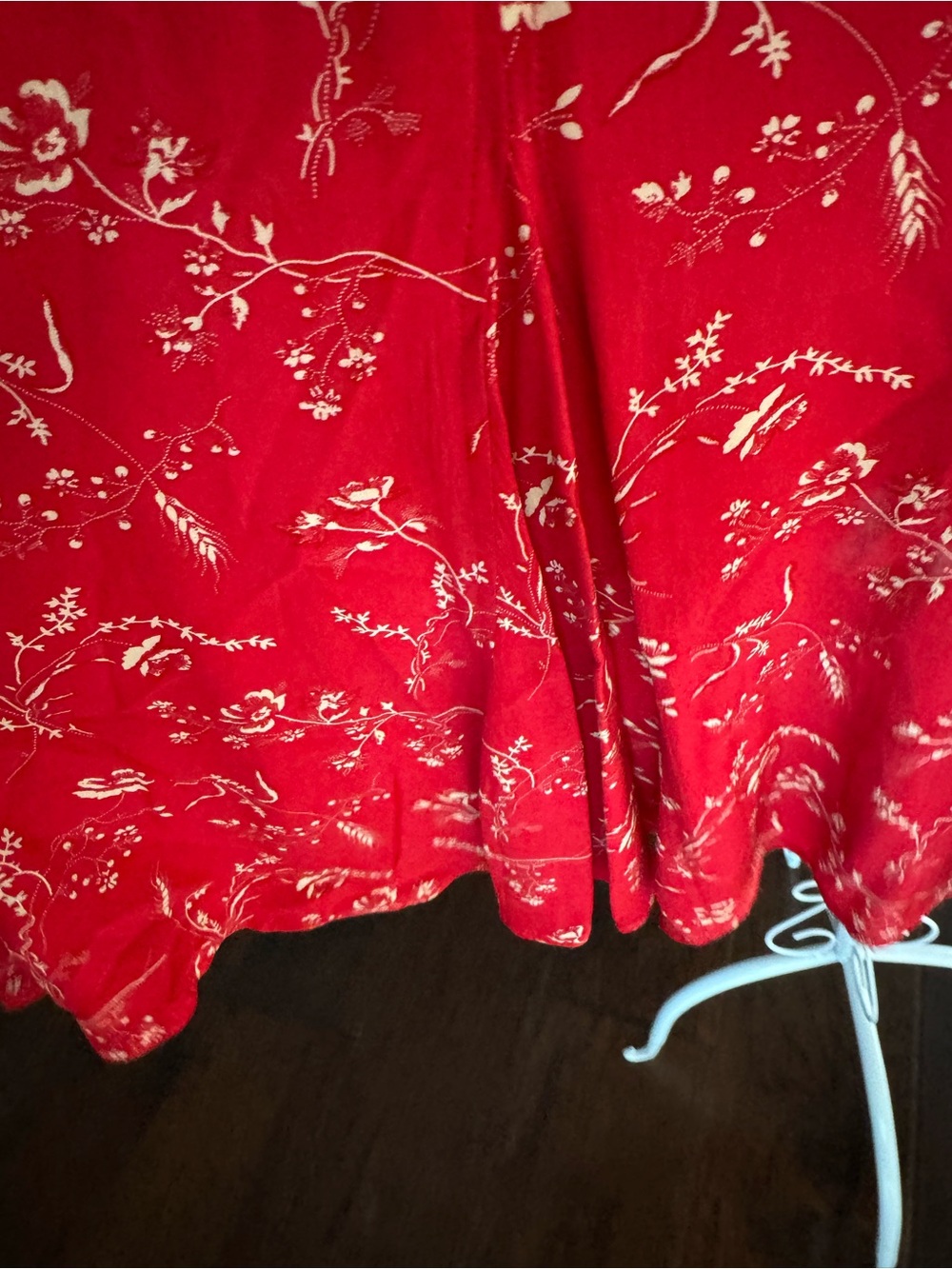 NWT Polo Ralph Lauren Printed Short-Sleeve Dress in Tender Red Floral Size 14 - Picture 10 of 15